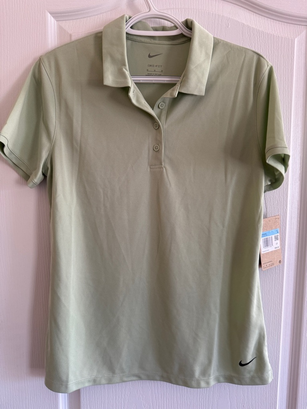 Nike Pale Green Golf Polo Shirt